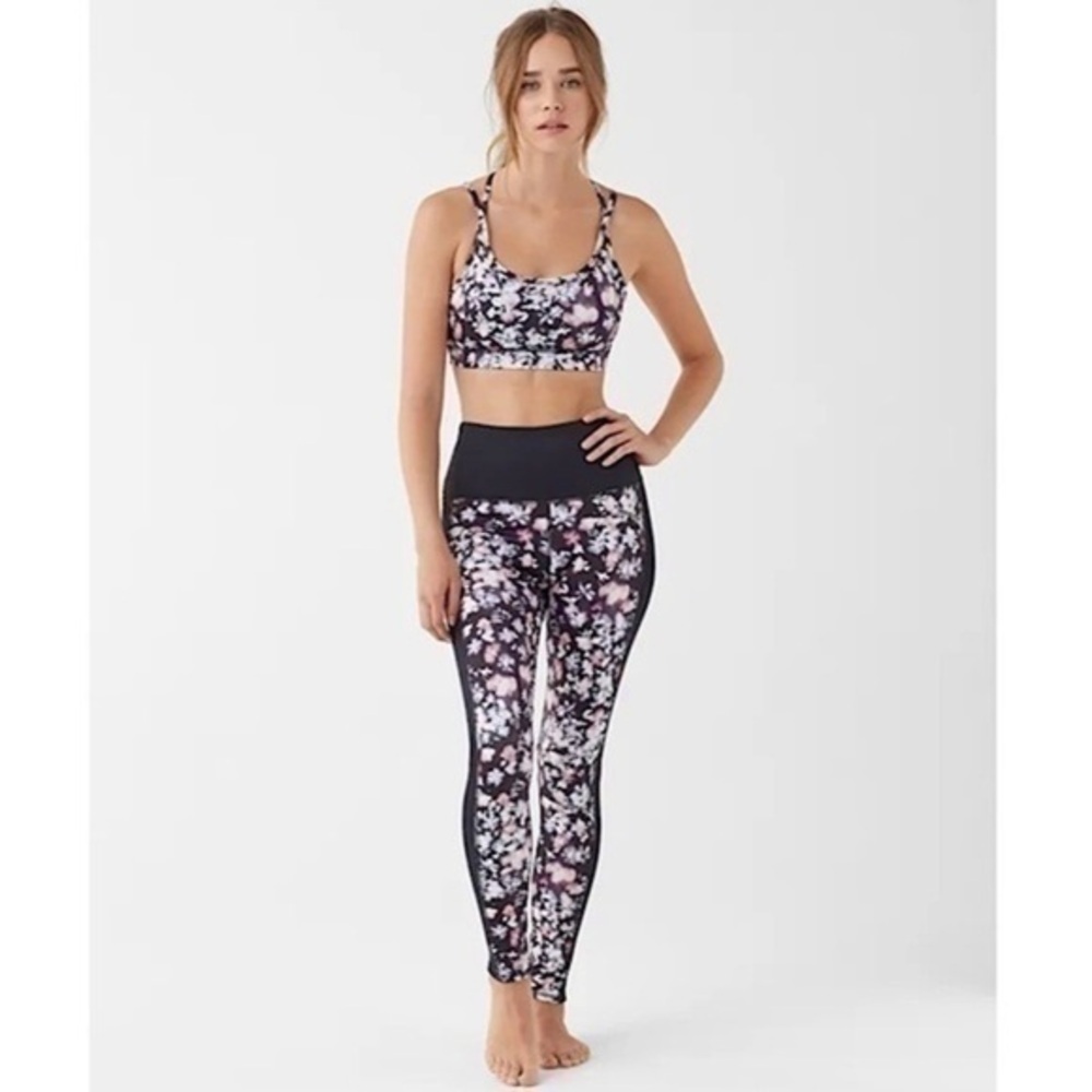 Splendid Activewear Watercolor Floral High Rise Leggings​​